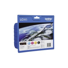 Buy Brother LC 985VALBPDR Black Yellow Cyan Magenta Ink - Exceptional Print Quality & Value!